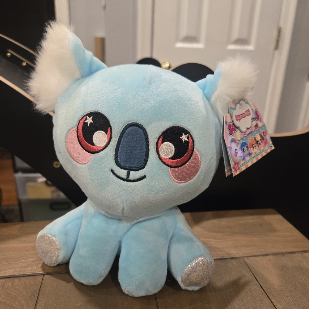 Blue Squeezamals Kimmy Koala Plush Toy New